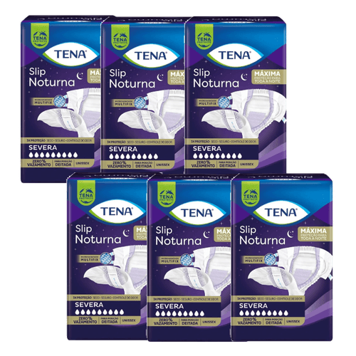 KIT 96 UNIDADES FRALDA TENA SLIP NOTURNA