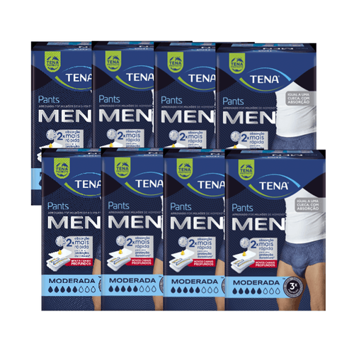 CAIXA COM 8 PACOTES DE ROUPA ÍNTIMA PANTS MEN