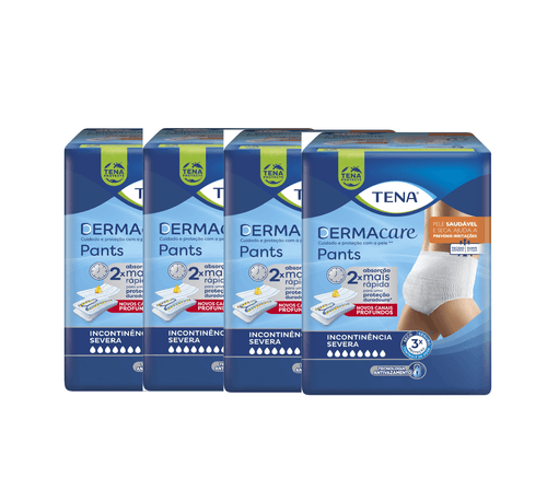 ROUPA ÍNTIMA TENA PANTS DERMACARE KIT COM 72 UNIDADES