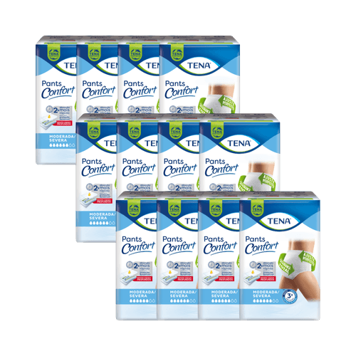 CAIXA COM 12 PACOTES DE ROUPA ÍNTIMA PANTS CONFORT