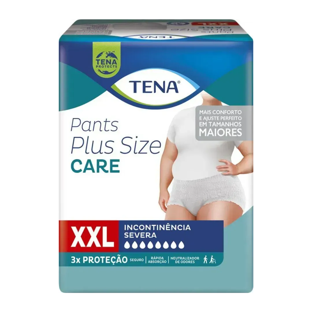 ROUPA ÍNTIMA TENA PANTS PLUS SIZE CARE