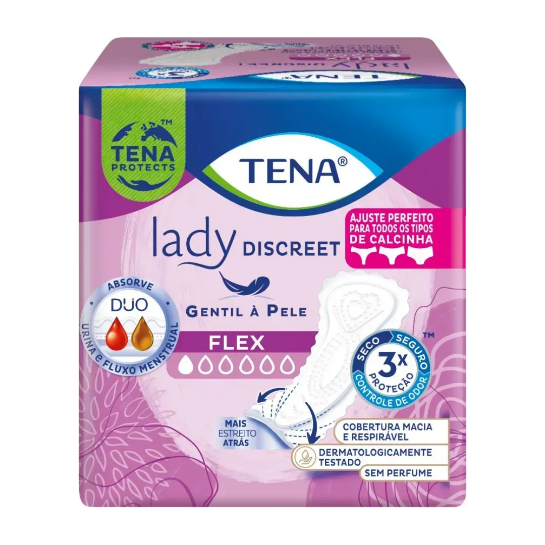 PROTETOR DIÁRIO TENA LADY DISCREET FLEX
